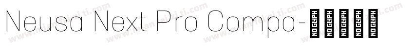 Neusa Next Pro Compa字体转换